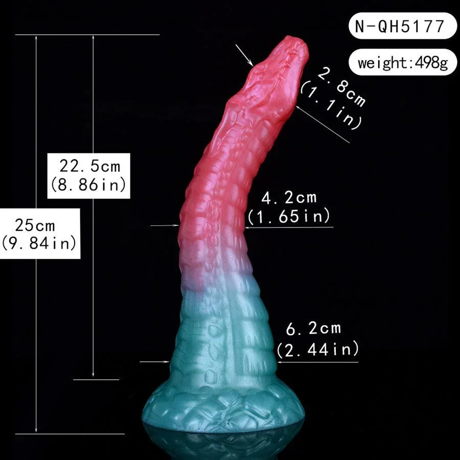 10 Inches Suction Cup Dragon Dildo for Women - immagine 7