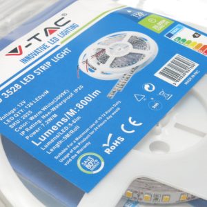 Striscia led 120 led per metro, 36W bianco caldo V-Tac -2025-