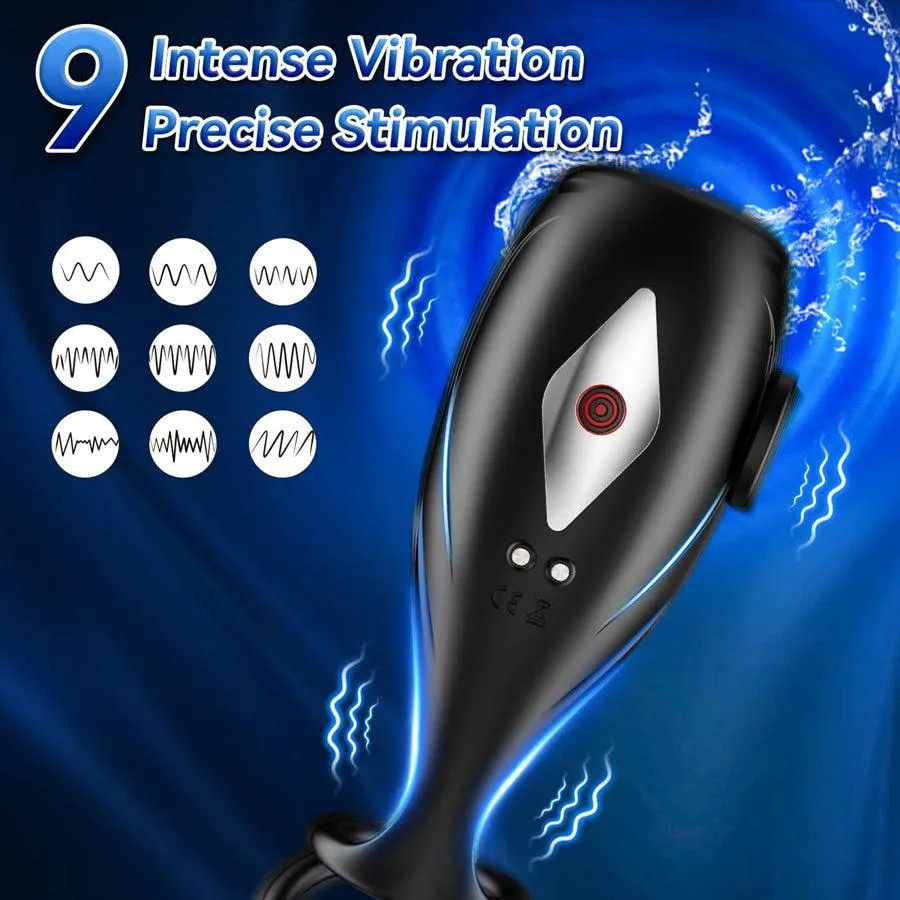 Bluetooth Remote Control Penis Vibrator - immagine 3