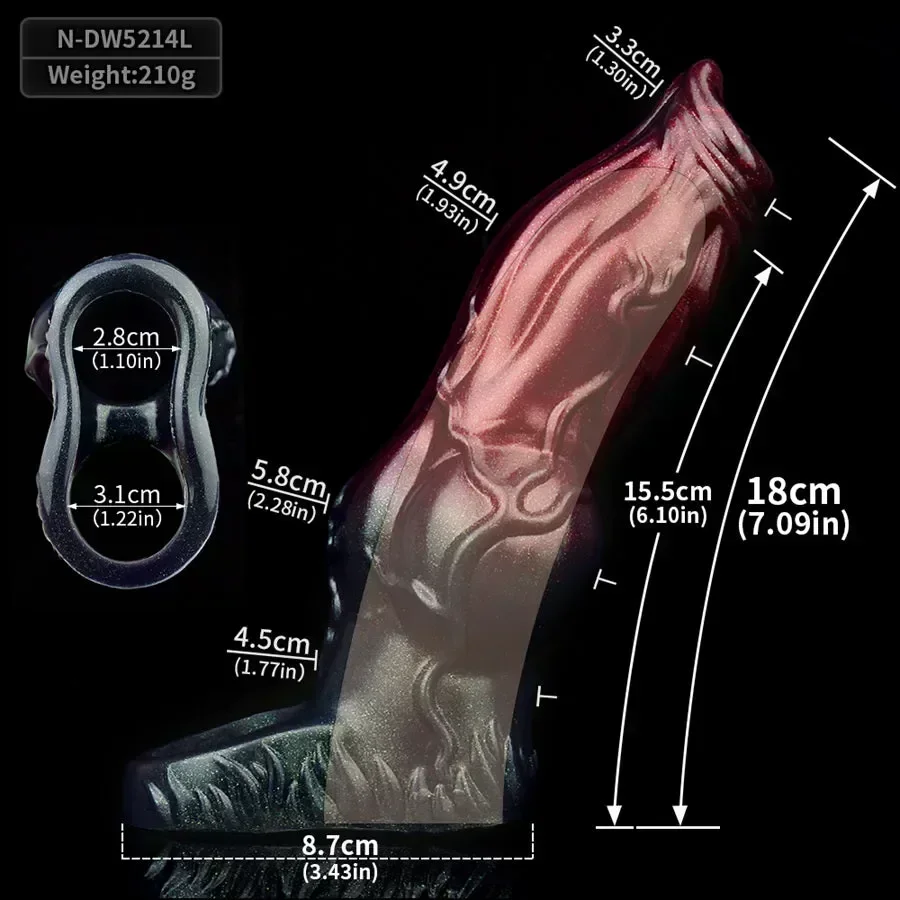Xinghaoya Knot Penis Extension Sleeve - immagine 8