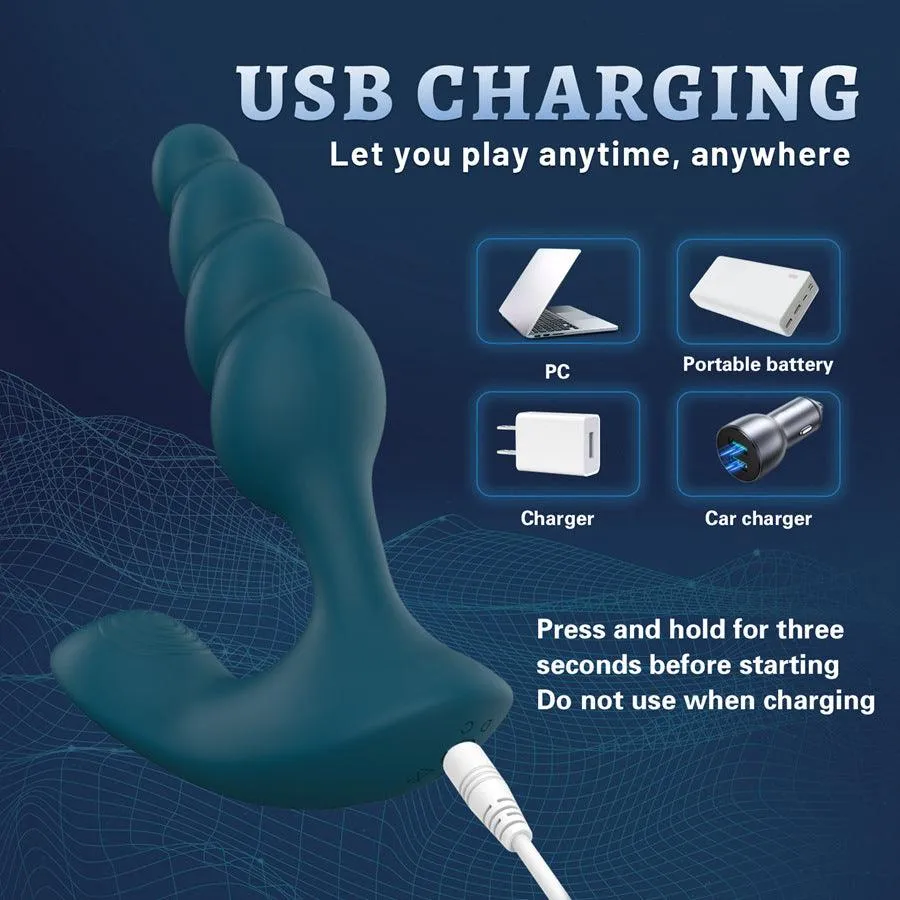 Gale APP Long Distance Dual Vibrating Prostate Massage Toy - immagine 8