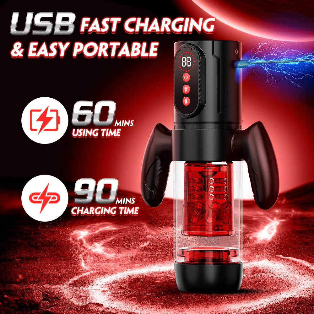 Xinghaoya Male Handheld Pleasure Toy | 7 Thrust Rotate & 9 Suction Modes - immagine 7