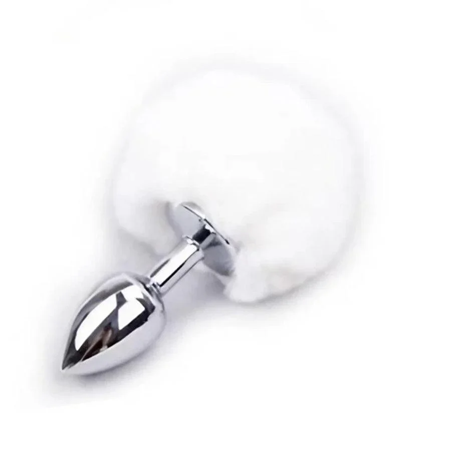 Rabbit Tail Metal Butt Plug - immagine 6