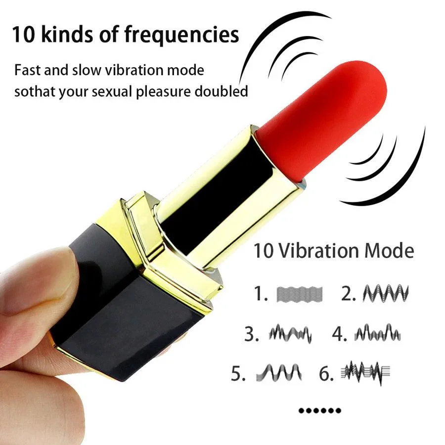 Rechargeable Discreet Lipstick Vibrator - immagine 3