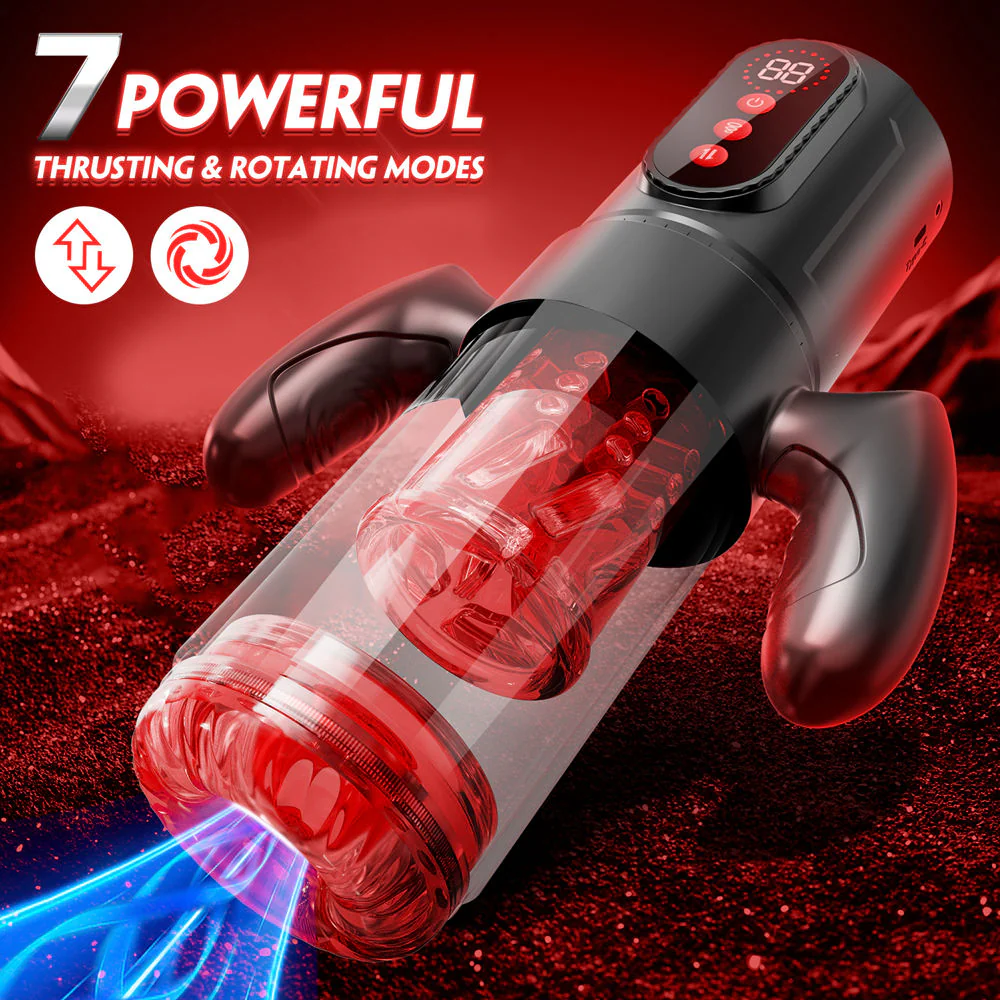 Xinghaoya Male Handheld Pleasure Toy | 7 Thrust Rotate & 9 Suction Modes - immagine 4